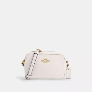 Миниатюрная сумка для фотоаппарата Jamie Coach Outlet, цвет Gold/Chalk