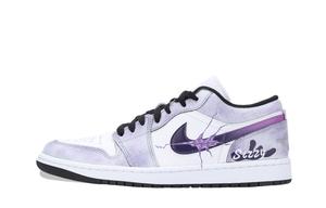 Jordan Кроссовки Air 1 Vintage Unisex низкие Purple/White