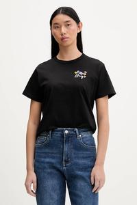 Хлопковая футболка destrel_4 HUGO, черный