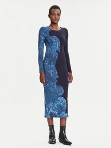 Повседневное платье slim fit Limbani 25WWVK31 Desigual, синий