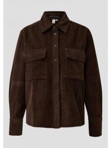 Блузка 8947_темно-коричневый QS