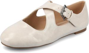 Женские балетки Journee Ivanna Mary Jane Journee Collection, Bone