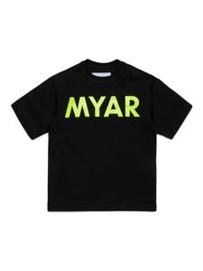 Футболка с логотипом MYAR KIDS, черный