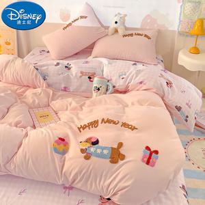 Disney Комплект постельного белья 1,5 м, 4 предмета, для матраса 180*220 см, ла чан гоу, мягкий, дышащий, для мамы и малыша