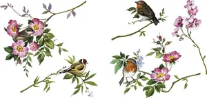 Картина на окно Komar "Весенняя лихорадка", 31х31 см (ширина х высота), самоклеящаяся, цвет bunt