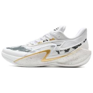 XTEP Баскетбольные кроссовки с низкой амортизацией, износостойкие, легкие, мужские, белые/черные