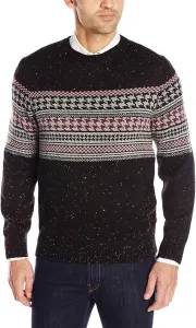 IZOD мужской свитер Fairisle 7 Gauge