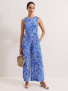 Марта цветочный комбинезон Phase Eight, Blue