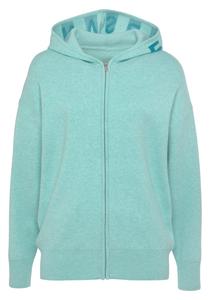 Вязаный кардиган Elbsand, синий/светло-синий