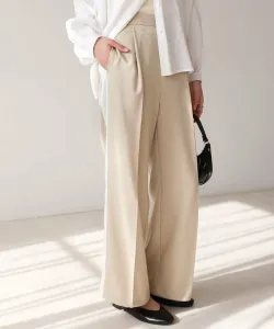 Брюки с двусторонней центральной прострочкой по бокам