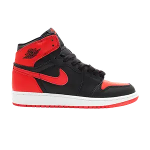 Кроссовки Air Jordan 1 Retro GS 'Bred', черный