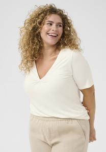 Базовая футболка KCWINNI Kaffe Curve, кремовый