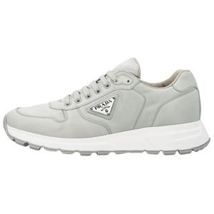 Кроссовки Re-Nylon серо-белые Prada