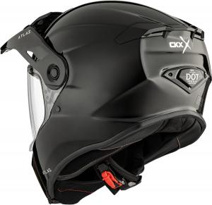 Шлем интеграл CXK Atlas Dual Sport Atlas, черный