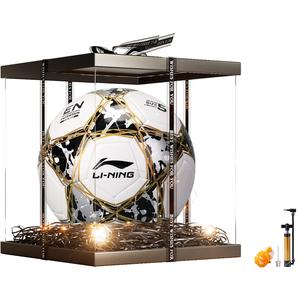 Детский футбольный мяч Machine-Stitched Unisex для пляжа, травы и зала LINING, черный Box