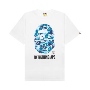 Футболка BAPE ABC Camo By Bathing Ape, цвет Белый/Синий