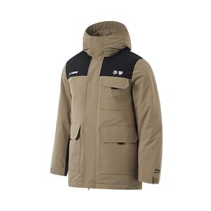 Коллекция Sports Life Пуховик унисекс светло-коричневый Lining