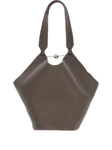 Сумка через плечо из кожи KHAITE, серый