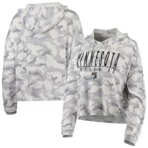 Женская футболка с капюшоном Concepts Sport серого цвета из композитного материала Minnesota United FC