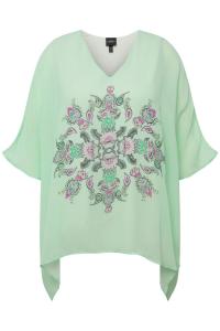 Блуза Ulla Popken, светло-зеленый