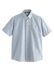 Рубашка на пуговицах классического кроя Next, цвет Dusty blue/Light blue