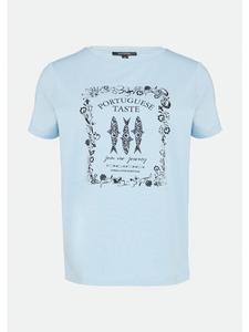 Футболка цвета 50D5_светло-голубой comma