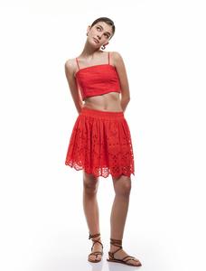 Юбка Koton, кроваво-красный