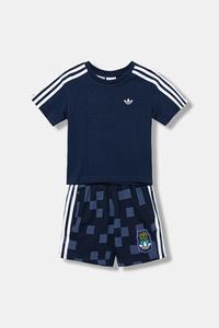 Детский спортивный костюм Adidas Originals, темно-синий