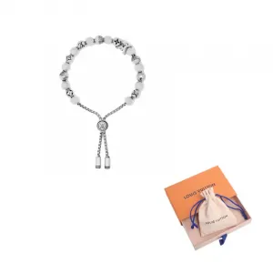 LOUIS VUITTON Мужский браслет Metal Bracelets серебристой