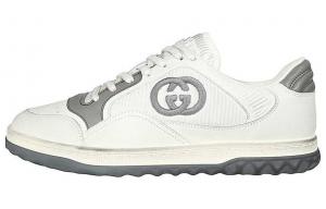 Кроссовки Gucci Skateboarding Male, белый/серый
