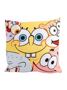 SpongeBob Подушка с изображением Губки Боба Квадратные Штаны - Alllover - 30 x 30 см, разноцветная
