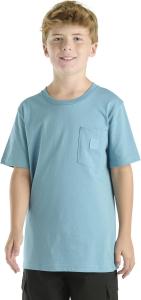 Детская футболка Carhartt CA6655 с коротким рукавом и карманом - унисекс, Adriatic Blue (Tonal)