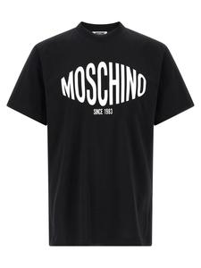 Футболка с логотипом Moschino, черный