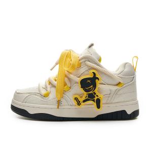 HLA JEANS Низкие повседневные кеды унисекс экрю, цвет Ecru