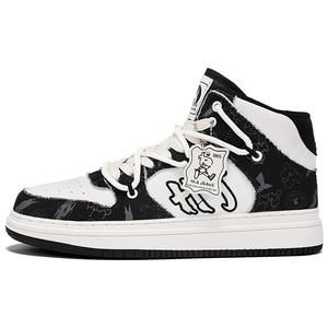 Кроссовки HLA JEANS Skateboarding Shoes Unisex High-top, бежевый/синий