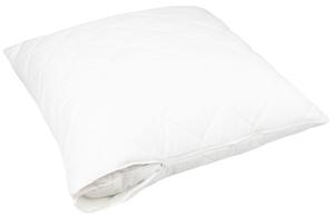 Наперник (чехол) на подушку стеганый 80х80 см белый Zollner