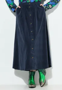 Юбка а-силуэта с эластичным поясом Ulla Popken, Marine