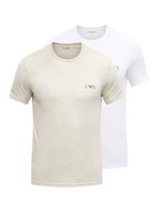 Emporio Armani Майка в крапинку, цвет бежевый, белый