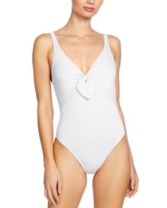 Ава Узел Купальник Цельный - Эксклюзив Robin Piccone, белый