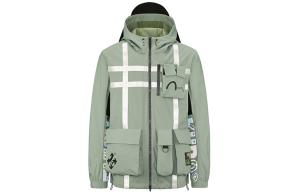 Куртка мужская EVISU, тёмно-травянисто-зелёная