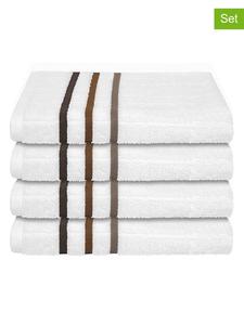 Uncover by Schiesser Набор из 4 белых полотенец "Ohio"