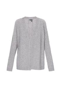 Вязаный кардиган DreiMaster Maritim, светло-серый