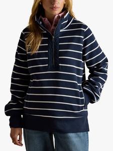 Свитшот с молнией на четверть Joules, Navy/White