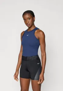 Облегающая майка-топ Nike Performance, Midnight Navy/White
