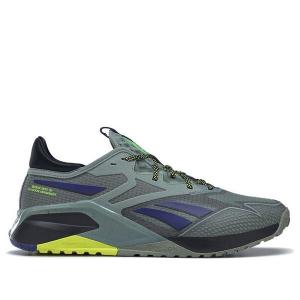 Кроссовки nano x2 tr adventure 'harmony green solar acid yellow' Reebok, зеленый