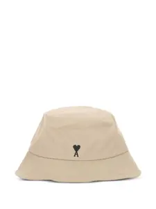 Панама с логотипом Ami Paris, бежевый
