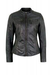 Кожаная куртка Naomi в модном образе 7eleven, цвет Anthra