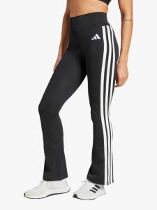 Optime Essentials Aeroready леггинсы с расклешенными штанинами и 3 полосками adidas, Black/White