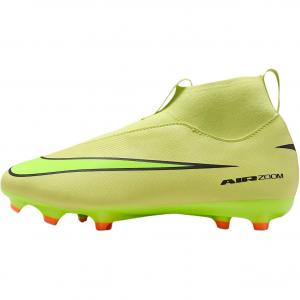 Nike Mercurial Superfly 10 высокие детские футбольные бутсы green