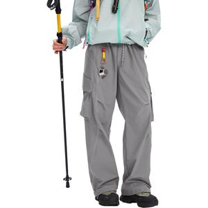 Повседневные брюки Unisex Moderate Straight Fit ZIAREL, pumice серый